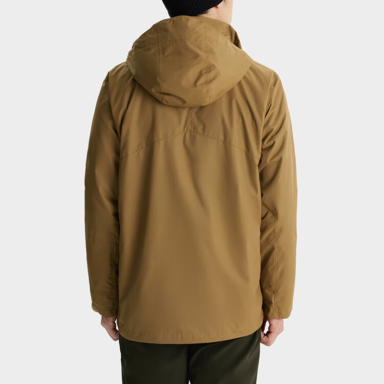 Shop Columbia Bugaboo 三合一 Omni-Heat 防水防風夾克 卡其色 WE8497-257