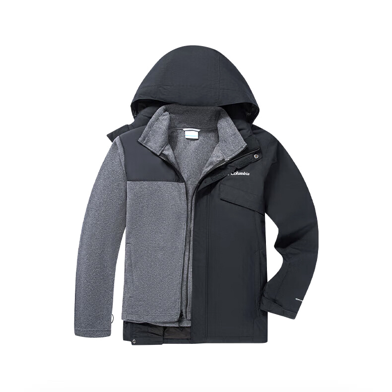 Columbia Bugaboo 3 3-in-1 Jacket Black - Waterproof, Windproof, Thermal. WE8497-010