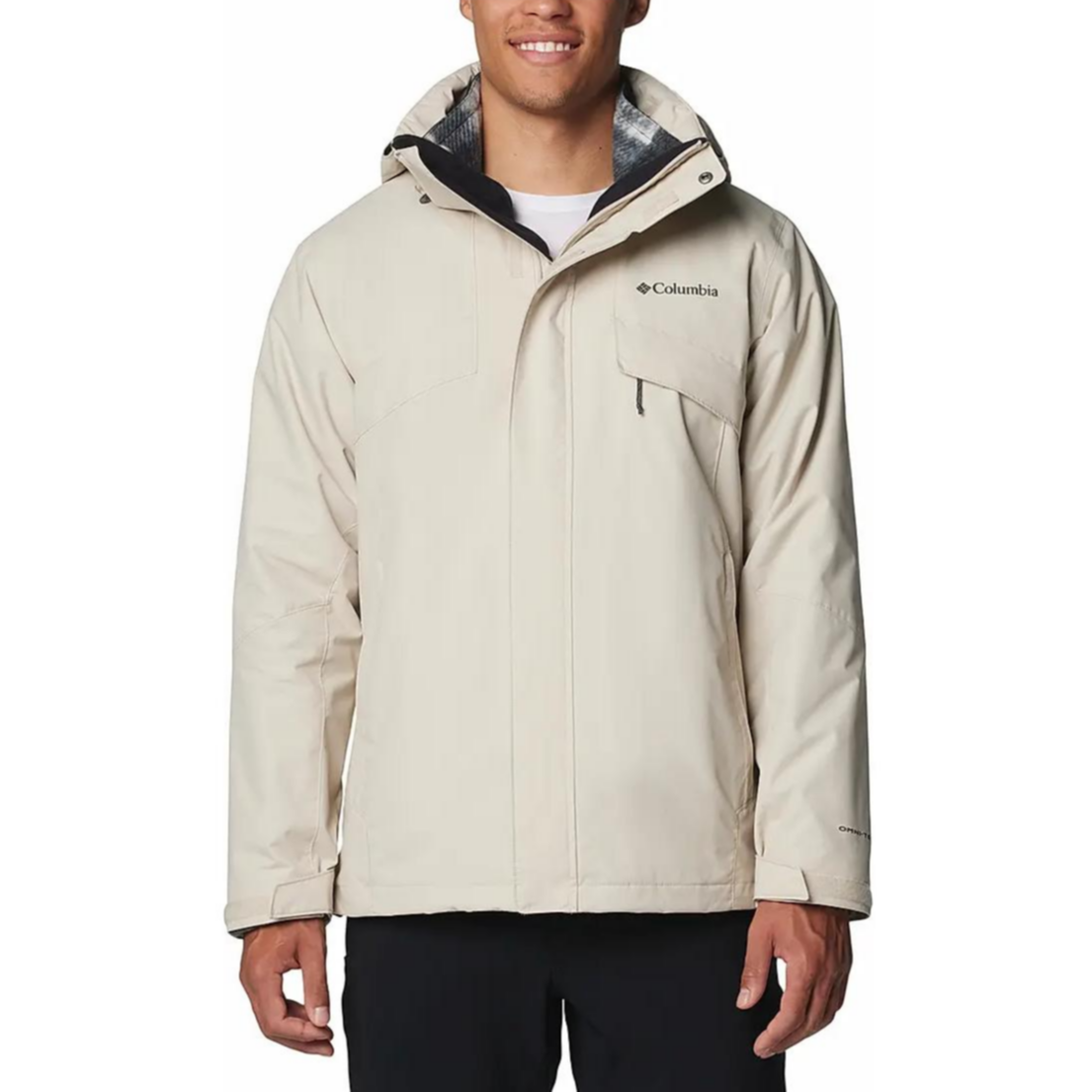 Columbia Bugaboo 3 Beige Waterproof Breathable Fleece Interchange Jacket WE8497-278