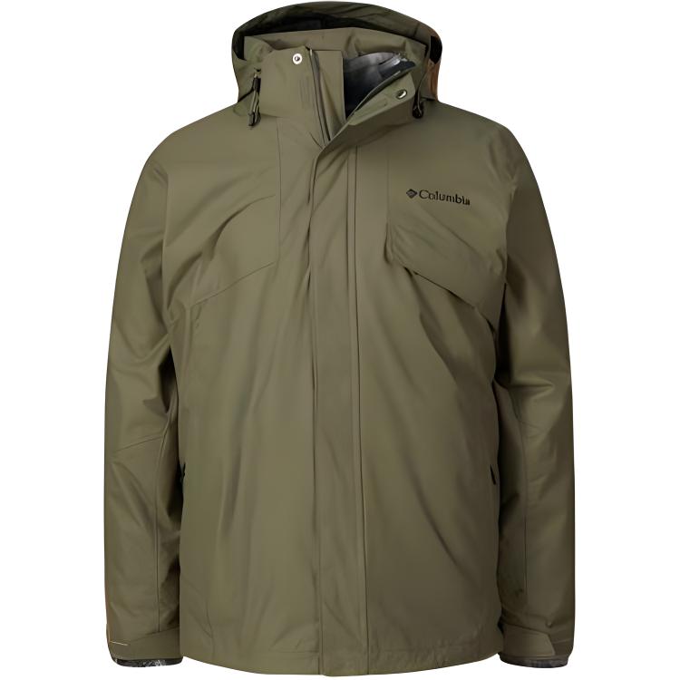 Columbia Bugaboo 3 Green 3-in-1 Waterproof Breathable Jacket with Fleece. WE8497-397