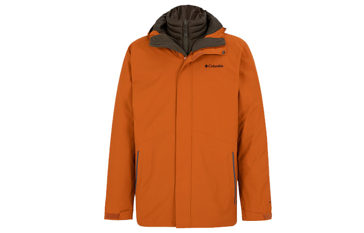 Columbia CAM Heights 2  Solid Color 3-in-1 Hooded Down Jacket Casual. XE1504-858