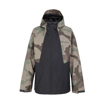 Columbia Camouflage Colorblock Breathable Hooded Jacket RE0088-020