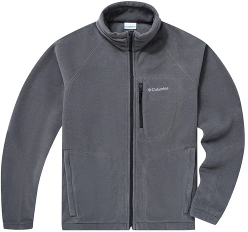 columbia-casual-outdoor-fleece-jacket-solid-gray-fall-season-ae-3039-023