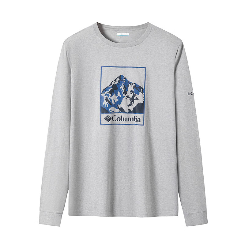 Columbia Casual Outdoor Pullover Crewneck Long Sleeve Sweatshirt Gray AE3817-039