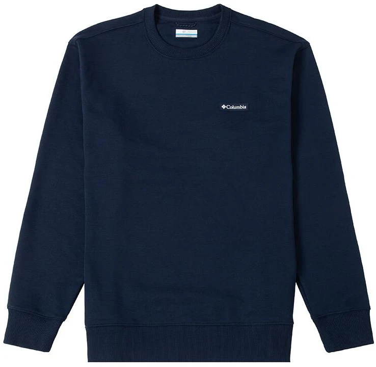 columbia-casual-outdoor-solid-color-crewneck-sweatshirt-blue-ae-3351-480