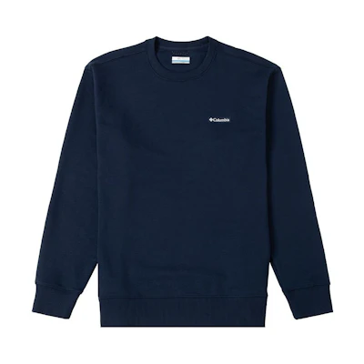 Columbia Casual Outdoor Solid Color Crewneck Sweatshirt Blue AE3351-480