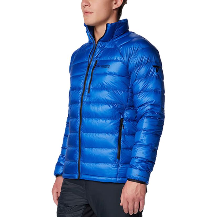 Lookbook Columbia 城市户外蓝色羽绒夹克 - 舒适保暖休闲款 WE5258-433