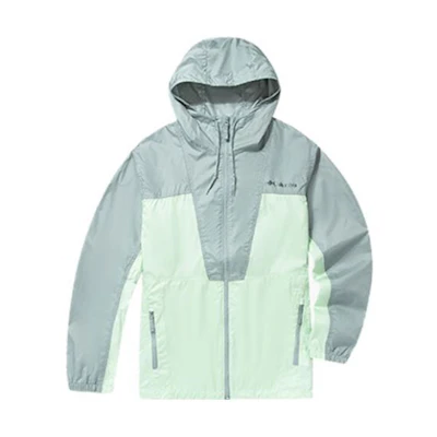 Columbia Color-Block Hooded Zip Jacket Green WE9620-318