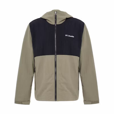 Columbia Colorblock Hooded Breathable Running Jacket Green XE3394-397