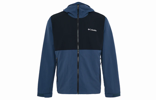 Columbia 拼色防風透氣連帽跑步外套 海軍藍 男款 XE3394-466 Buy Columbia 拼色防風透氣連帽跑步外套 海軍藍 男款 XE3394-466