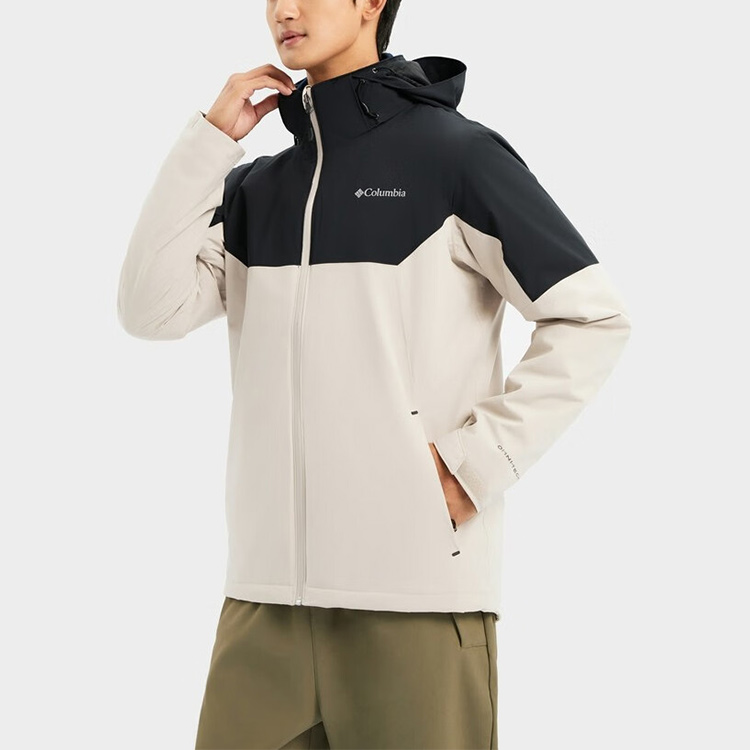 Columbia Colorblock Logo Softshell Waterproof Outdoor Jacket Unisex Off-White XE3580-271 圖 5