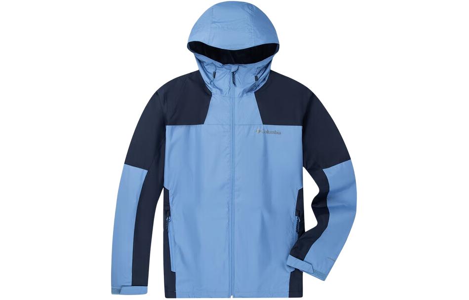 Columbia Colorblock Waterproof Windbreaker Jacket - Blue WE3535-479