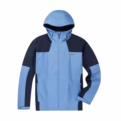 Columbia Colorblock Waterproof Windbreaker Jacket - Blue WE3535-479