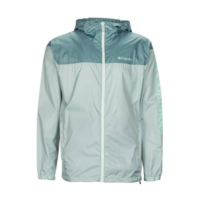 Columbia Colorblock Zip-Up Hooded Jacket Blue Long Sleeve 1988715-350