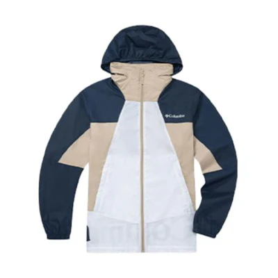 Columbia Colorblock Zip-Up Hoodie Jacket - Dark Blue KE0085-104