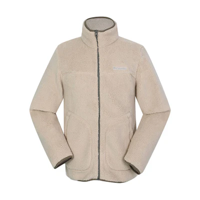 Columbia Embroidered Logo Fleece Jacket Men’s Deep Khaki AE0792-271