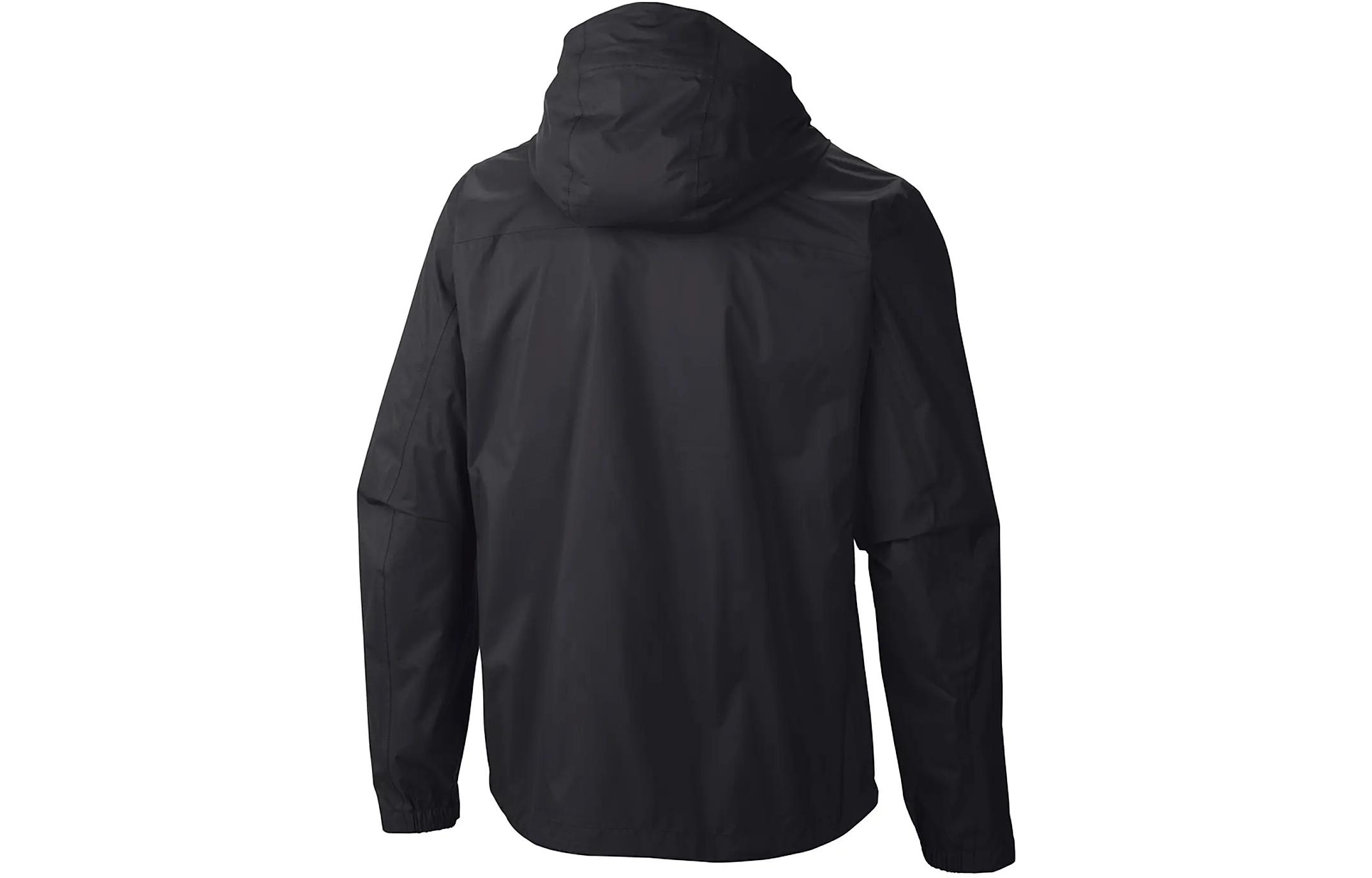 Lookbook Chaqueta con Capucha Negra Columbia EvaPOURation Logo Print RE2023-010