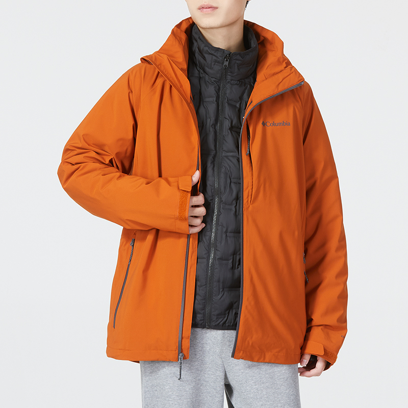 Columbia Eyres Trail™ 3-in-1 Hooded Outdoor Jacket Winter Orange WE1157-858 圖 5