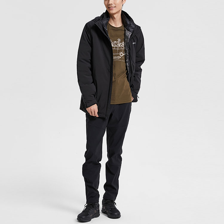 Details for Columbia Eyres Trail Interchange 3-in-1 Jacket Black  Winter Windproof Coat WE1157-010