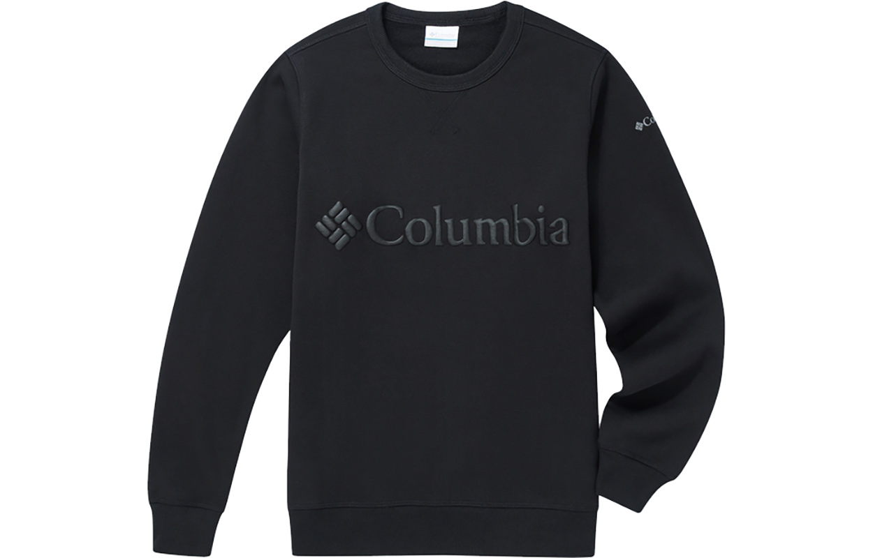 Columbia Fleece Lined Logo Crewneck Sweatshirt - Black AE0358-012