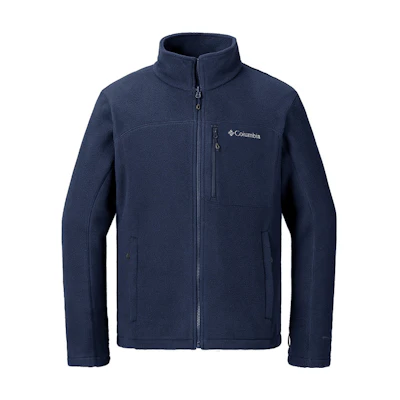 Columbia Fleece Outdoor Hiking Jacket Navy Blue PM4518-465