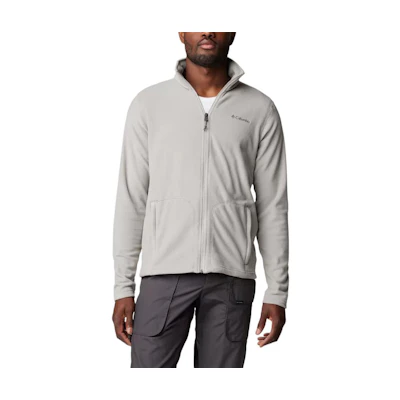 Columbia Full-Zip Fleece Jacket Trek Fast Trek Gray White - Versatile Comfort 1772751-027