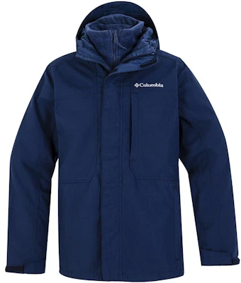 Columbia FW22 Jaket Musim Dingin 3-in-1 Biru Berinsulasi dengan Hoodie WE0399-464 Buy Columbia FW22 Jaket Musim Dingin 3-in-1 Biru Berinsulasi dengan Hoodie WE0399-464