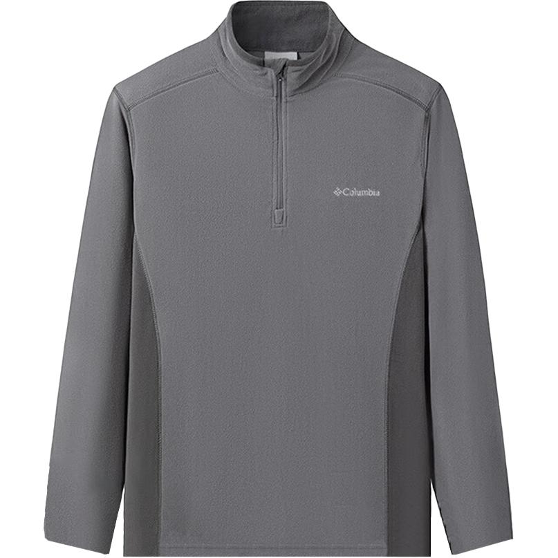 Columbia FW24 Grey Half-Zip Warm Long-Sleeve Sweatshirt AE6558-024