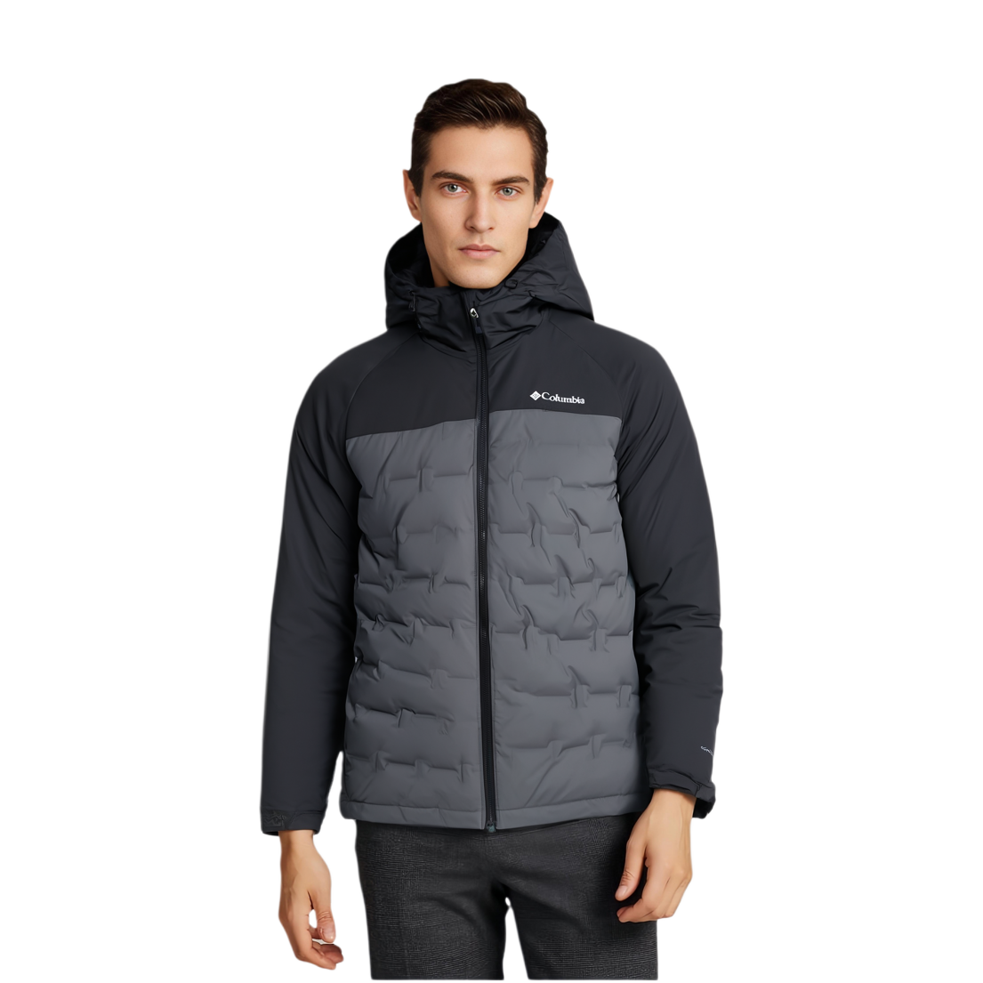 Shop 哥伦比亚 GRAND TREK 3 防水保暖羽绒夹克 - 灰色 WE7857-023
