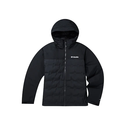 Columbia Grand Trek 3 Waterproof Windproof Insulated Down Jacket Black WE7857-010
