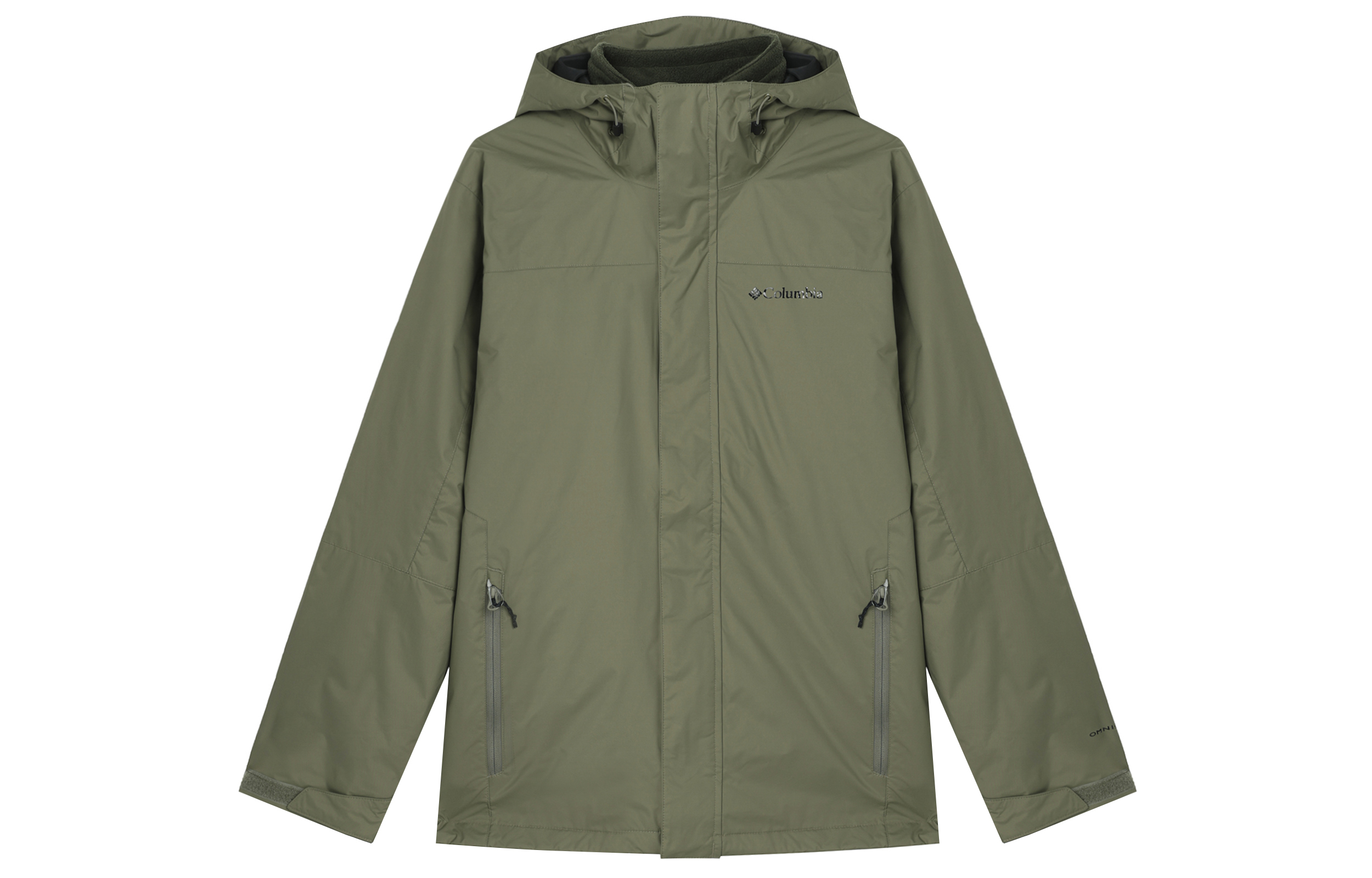 Columbia Green 3-in-1 Waterproof Windproof Hiking Jacket with Fleece Liner WE3321-397 圖 2