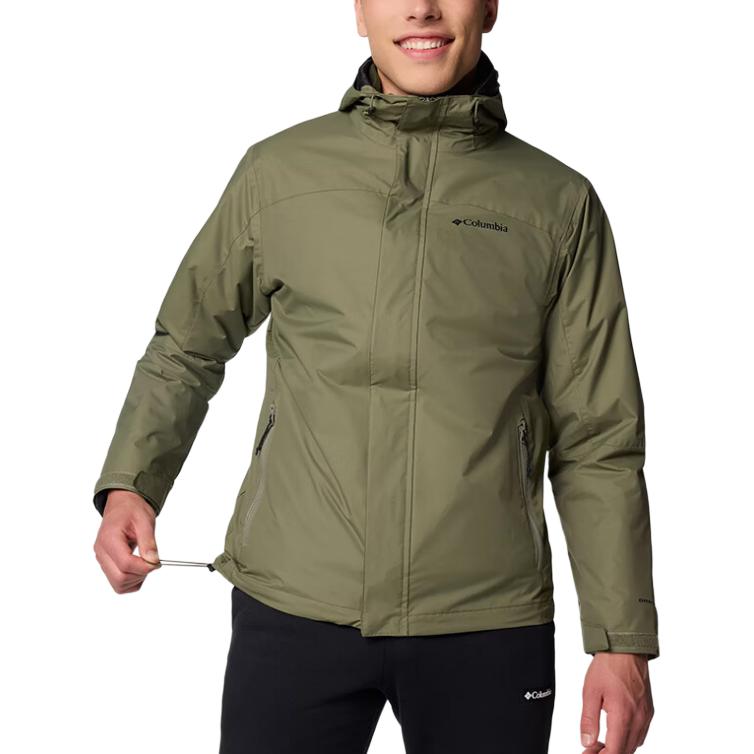 Columbia Green 3-in-1 Waterproof Windproof Hiking Jacket with Fleece Liner WE3321-397 圖 8