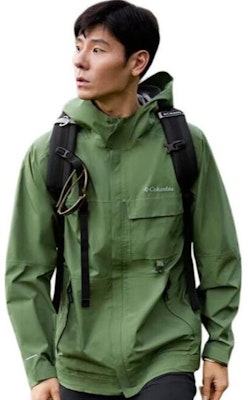 哥倫比亞防水戶外綠色登山外套附標誌 - 春季系列 WE4517-352 Shop 哥倫比亞防水戶外綠色登山外套附標誌 - 春季系列 WE4517-352