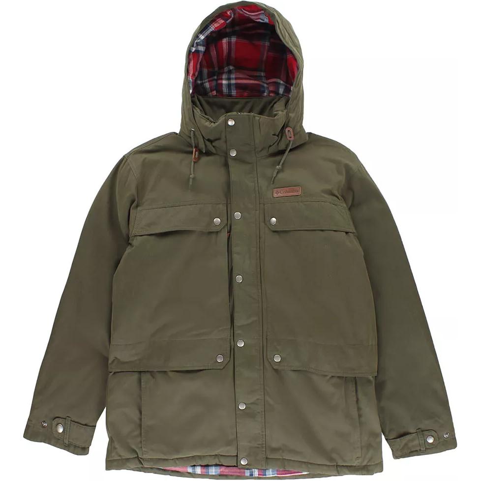 Columbia Green Hooded Pocket Long Sleeve Jacket Unisex 1716621-213