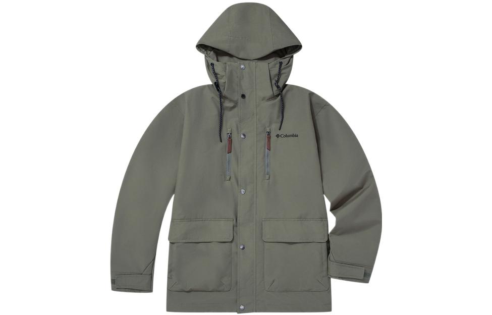 Columbia Green Waterproof Windproof Outdoor Hooded Jacket XE1763-397