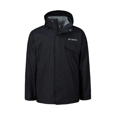 Columbia Hiking FW23 Black Waterproof Windproof 3-in-1 Jacket WE1273-010