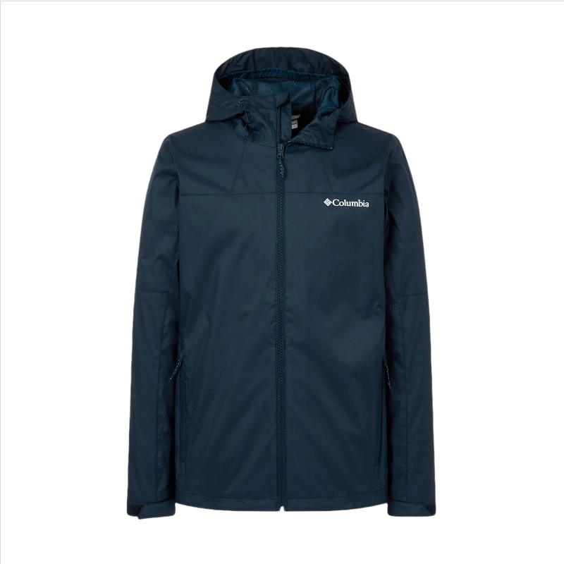 Columbia Inner Limits Waterproof Jacket Navy Blue with Letter Print Design WE3535-464