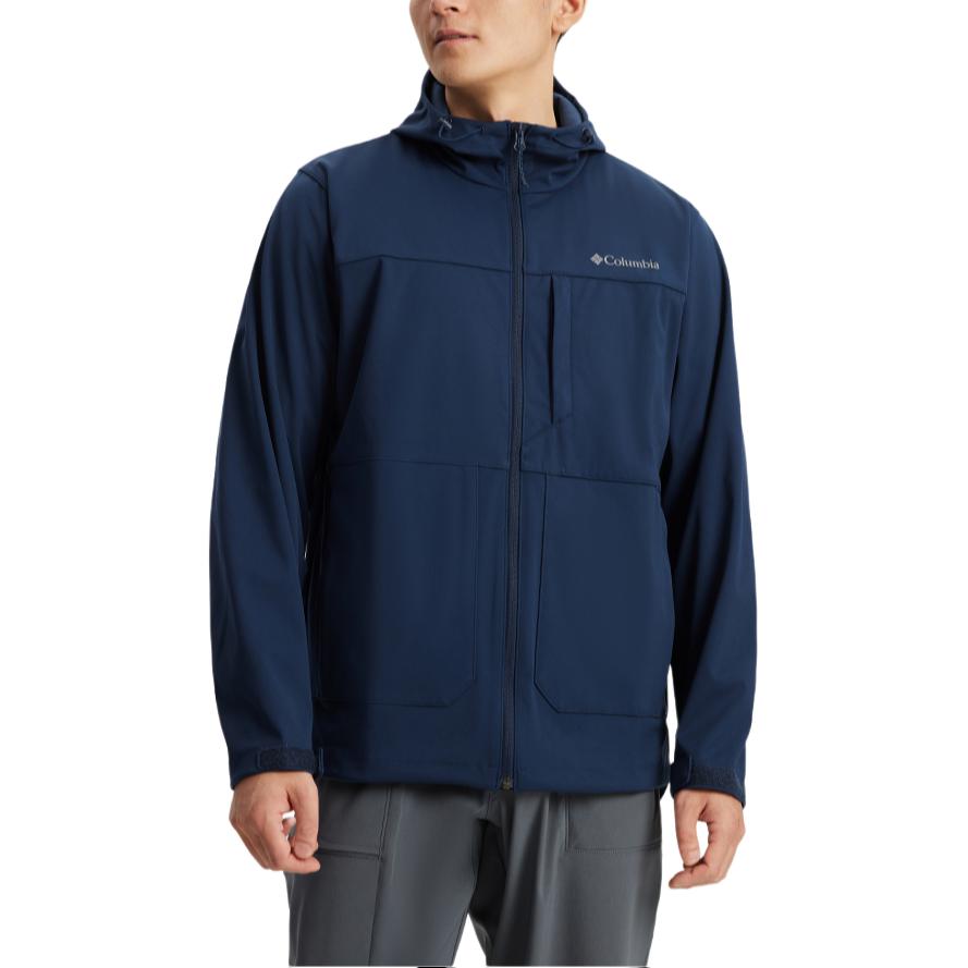 Details for Columbia 卡其色戶外休閒拉鍊帽T外套 WE3287-464