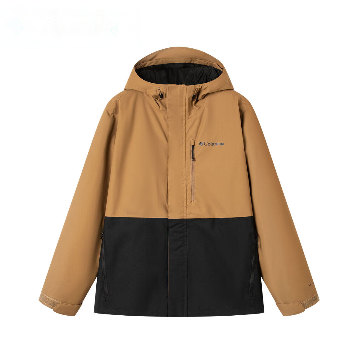 Columbia Khaki Outdoor Hiking Waterproof Windproof UV-Resistant Jacket WE2619-257