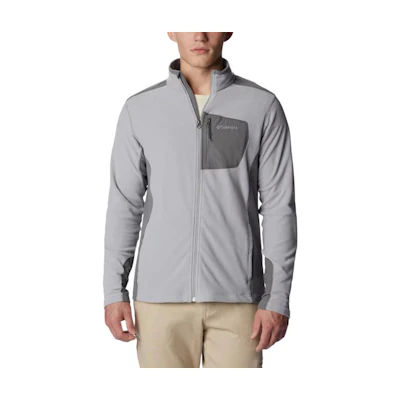 Columbia Klamath Range Silver Long Sleeve Hiking Jacket with Pocket Design 2013604-039