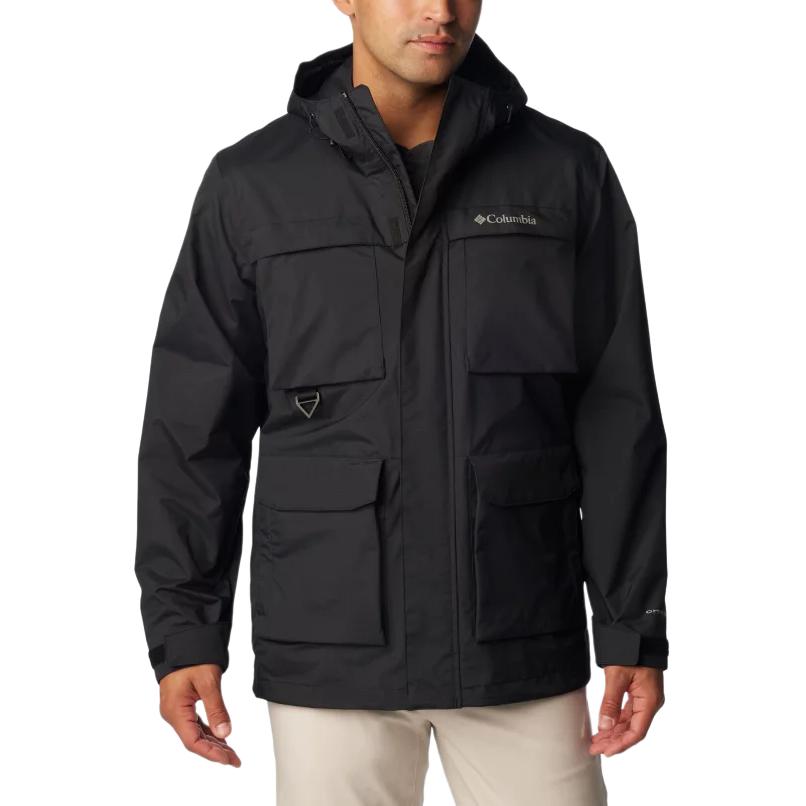 Columbia Landroamer Black Hooded Outdoor Multi-Pocket Jacket 2071131-010