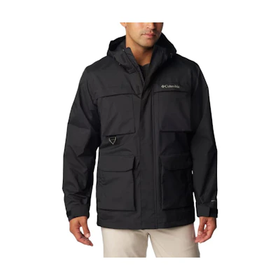 Columbia Landroamer Black Hooded Outdoor Multi-Pocket Jacket 2071131-010