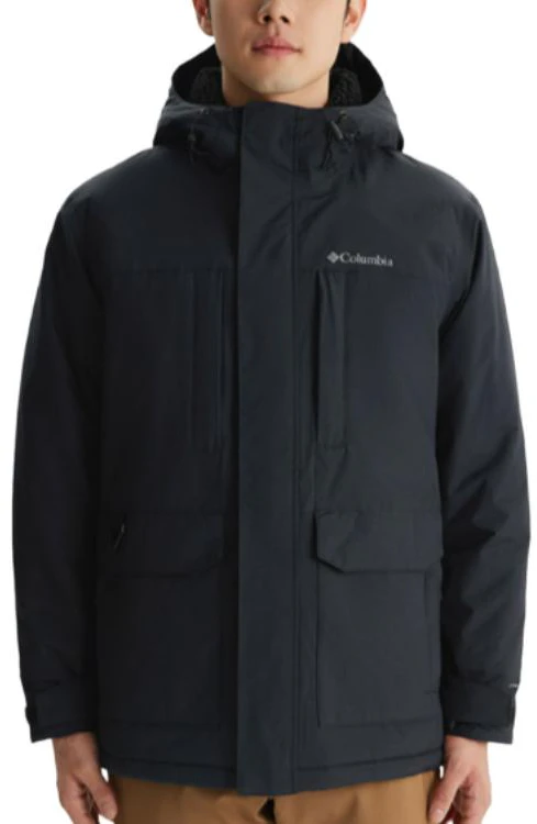 columbia-landroamer-waterproof-hooded-jacket-black-outdoor-hiking-coat-we-3576-010