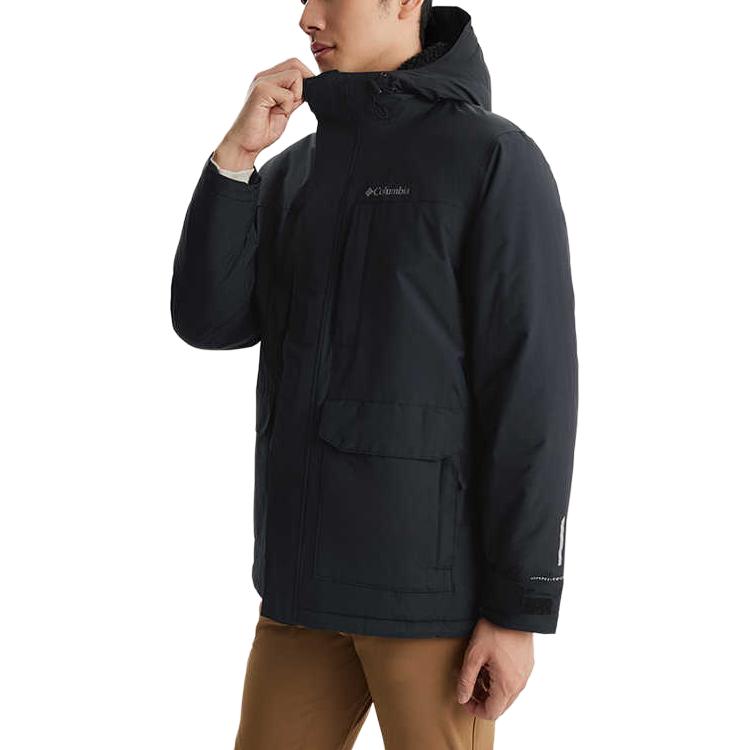 Shop Chaqueta Impermeable Columbia Landroamer Negra con Capucha para Senderismo Outdoor WE3576-010