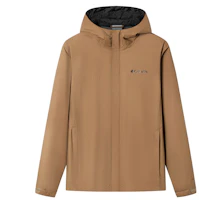 Columbia Light Brown Waterproof Windproof Hiking Jacket with Logo Hoodie RE2433-257 Columbia Light Brown Waterproof Windproof Hiking Jacket with Logo Hoodie RE2433-257