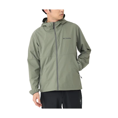 Columbia Light Canyon Cypress Green Waterproof Windproof Hooded Jacket PM0373-316