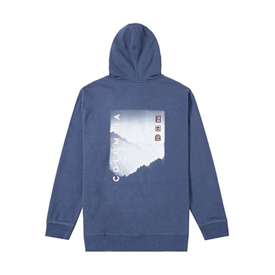 Columbia Lodge™ French Terry II Hoodie Pullover Blue Casual Sweatshirt AE4799-478