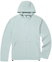 Columbia Logo Print Hooded Zip Jacket Men’s Smog Blue AE4838-350 Columbia Logo Print Hooded Zip Jacket Men’s Smog Blue AE4838-350