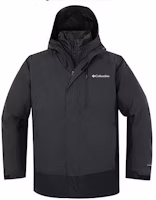 Columbia Logo Print Insulated Zip-Up Hoodie Jacket - Black WE0900-010 Columbia Logo Print Insulated Zip-Up Hoodie Jacket - Black WE0900-010