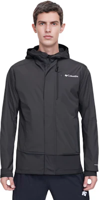 Columbia 經典標誌保暖拉鍊連帽外套 - 黑色 WE0900-010 4